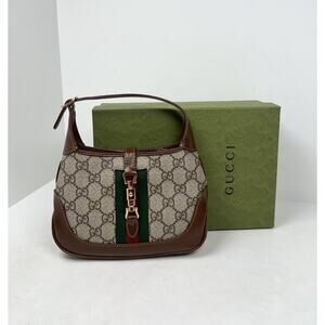 Gucci GG Supreme Canvas Jackie 1961 Mini Crossbody Bag❤️ New/Retail $2,800!